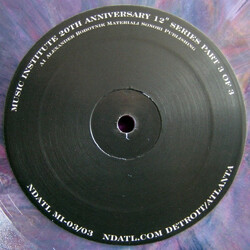 Various Music Institute 20th Anniversary (Pt 3 Of 3) USED VINYL 12INCH 33 S RPM