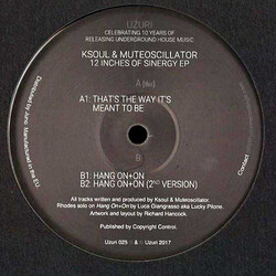 Ksoul & Muteoscillator 12 Inches Of Sinergy EP USED VINYL 12INCH 33 S RPM 45 RPM EP SINGLE STEREO
