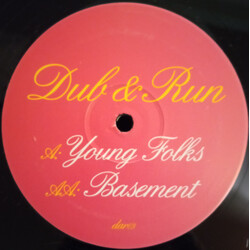 Dub & Run Young Folks / Basement USED VINYL 12INCH