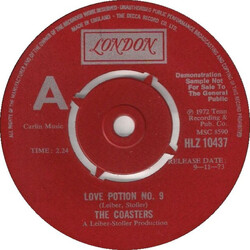 The Coasters Love Potion No. 9 USED VINYL 7INCH 45 RPM SINGLE PROMO