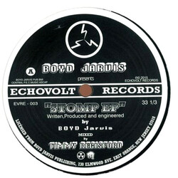 Boyd Jarvis Stomp EP USED VINYL 12INCH 33 S RPM EP REMASTERED