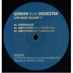 Gordon Blue Orchestra Late Night Delight EP USED VINYL 12INCH EP