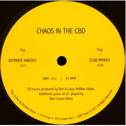 Chaos In The CBD Intimate Fantasy USED VINYL 12INCH 45 RPM
