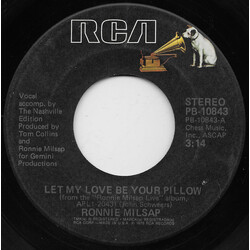 Ronnie Milsap Let My Love Be Your Pillow USED VINYL 7INCH 45 RPM SINGLE STEREO