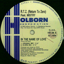 R.T.Z. / Mistri In The Name Of Love USED VINYL 12INCH 33 S RPM