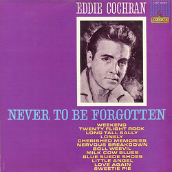 Eddie Cochran Never To Be Forgotten Vinyl LP USED