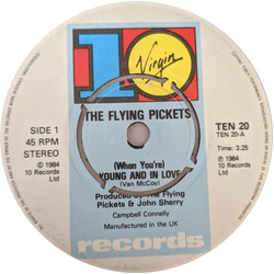 The Flying Pickets When You're Young & In Love USED VINYL 7INCH 45 RPM