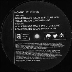 Movin' Melodies Rollerblade USED VINYL 12INCH PROMO 33 S RPM