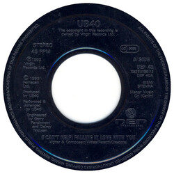 UB40 (I Can't Help) Falling In Love With You USED VINYL 7INCH 45 RPM SINGLE JUKEBOX