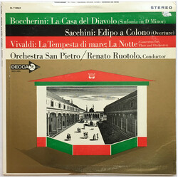 Luigi Boccherini / Antonio Sacchini / Antonio Vivaldi / Orchestra San Pietro / Renato Ruotolo La Casa Del Diavolo / Edipo A Colono / La Tempesta Di Ma