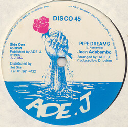 Jean Adebambo Pipe Dreams Vinyl 12" USED