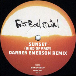 Fatboy Slim Sunset (Bird Of Prey) (Darren Emerson Remix) USED VINYL 12INCH SINGLE SIDED PROMO 45 RPM