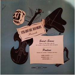Camille Saint-Saëns / Francis Poulenc Saint-Saens - Septet  / Poulenc - Trio Vinyl LP USED
