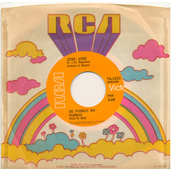 José José De Pueblo En Pueblo / Llegaste A MI USED VINYL 7INCH 45 RPM SINGLE