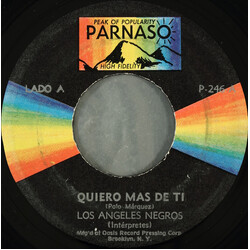 Los Angeles Negros Quiero Mas De Ti USED VINYL 7INCH 45 RPM