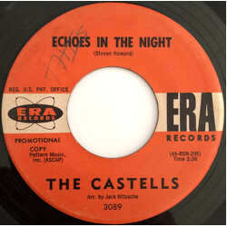Castells Echoes In The Night USED VINYL 7INCH 45 RPM SINGLE PROMO