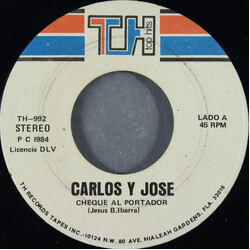 Carlos Y Jose Cheque Al Portador USED VINYL 7INCH 45 RPM STEREO