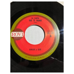 Carlos Y Jose La Carta Que Te Mande / El Casado USED VINYL 7INCH 45 RPM