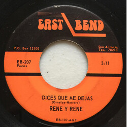 Rene & Rene Dices Que Me Dejas USED VINYL 7INCH 45 RPM