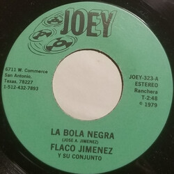 Flaco Jimenez Y Su Conjunto La Bola Negra USED VINYL 7INCH 45 RPM SINGLE