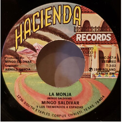 Mingo Saldivar Y Sus Tremendos Cuatro Espadas La Monja / Bella Quinceañera USED VINYL 7INCH 45 RPM SINGLE