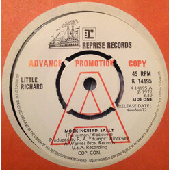Little Richard Mockingbird Sally USED VINYL 7INCH 45 RPM PROMO