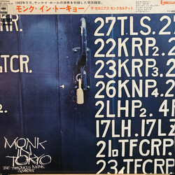 The Thelonious Monk Quartet Monk In Tokyo Vinyl LP USED