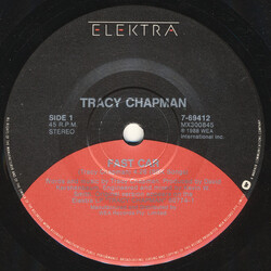 Tracy Chapman Fast Car USED VINYL 7INCH 45 RPM SINGLE