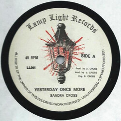 Sandra Cross / Sgt. Pepper Yesterday Once More / Eternally Yours Vinyl 12" USED