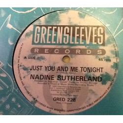 Nadine Sutherland Just You And Me Tonight Vinyl 12" USED