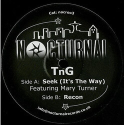 TnG Seek (It's The Way) / Recon USED VINYL 12INCH