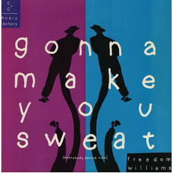 C + C Music Factory / Freedom Williams Gonna Make You Sweat (Everybody Dance Now) USED VINYL 12INCH 33 S RPM STEREO