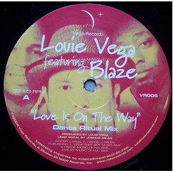 Louie Vega / Blaze Love Is On The Way USED VINYL 12INCH 33 S RPM 45 RPM
