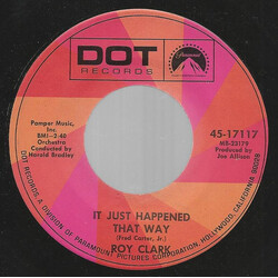 Roy Clark It Just Happened That Way USED VINYL 7INCH 45 RPM SINGLE