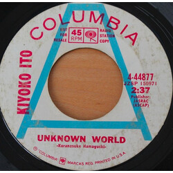 Kiyoko Itoh Unknown World USED VINYL 7INCH 45 RPM PROMO