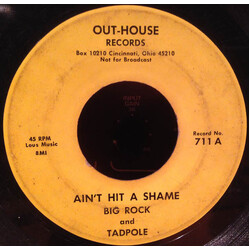 Big Rock & Tadpole Ain't Hit A Shame USED VINYL 7INCH 45 RPM