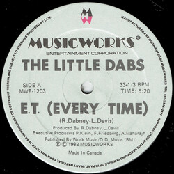 The Little Dabs E.T. (Every Time) USED VINYL 12INCH 33 S RPM