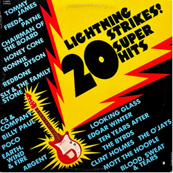 Various Lightning Strikes 20 Super Hits Vinyl LP USED