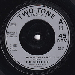 The Selecter Three Minute Hero Vinyl 7" USED