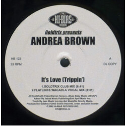 Goldtrix / Andrea Brown It's Love (Trippin') USED VINYL 12INCH PROMO