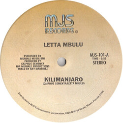 Letta Mbulu Kilimanjaro USED VINYL 12INCH STEREO