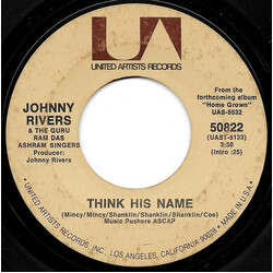Johnny Rivers Think His Name USED VINYL 7INCH 45 RPM SINGLE