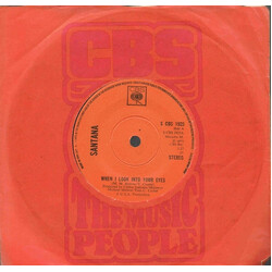 Santana When I Look Into Your Eyes USED VINYL 7INCH 45 RPM SINGLE STEREO