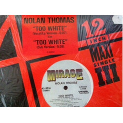 Nolan Thomas Too White USED VINYL 12INCH 45 RPM STEREO