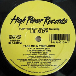 Tony Garcia / Lil Suzy Take Me In Your Arms USED VINYL 12INCH 33 S RPM STEREO