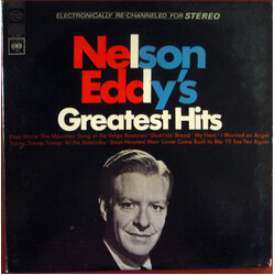 Nelson Eddy Nelson Eddy's Greatest Hits Vinyl LP USED
