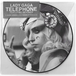 Lady Gaga / Beyoncé Telephone USED VINYL 7INCH 45 RPM SINGLE PICTURE DISC
