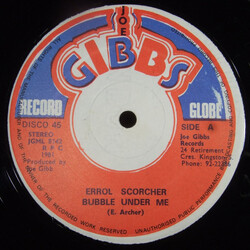 Errol Scorcher Bubble Under Me Vinyl 12" USED