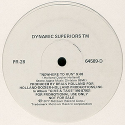 Dynamic Superiors Nowhere To Run Vinyl 12" USED