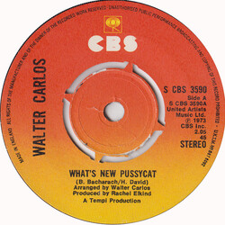 Walter Carlos What's New Pussycat? USED VINYL 7INCH 45 RPM STEREO